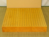 日本産本榧柾目二寸卓上碁盤 新品 (G147)
